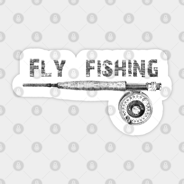 Fly fishing Sticker by sibosssr